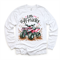 Girls Little Off Roader 4 Wheeler Shirt - Girls Four Wheeler Tee
