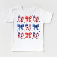 Flip Flops And Bows 4th Of July Shirt - Independence Day Tee