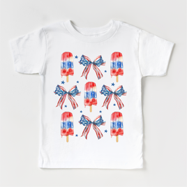 Ice Cream And Bows July 4th  Shirt - Independence Day Tee