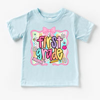 Girls 1st Grade School Shirt - Back To School Tee
