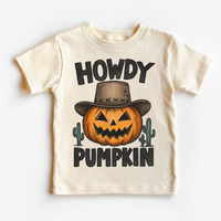 Howdy Pumpkin Western Halloween Shirt - Halloween Tee