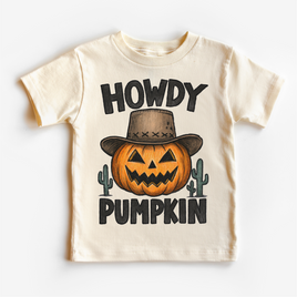 Howdy Pumpkin Western Halloween Shirt - Halloween Tee