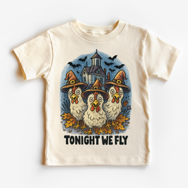Tonight We Fly Chicken Witch Halloween Shirt - Halloween Tee