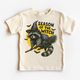 Season Of The Witch Racoon Halloween Shirt - Halloween Tee - MU93