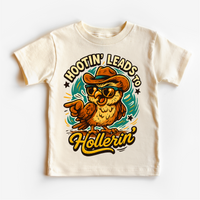 Hootin Leads To Hollerin' Funny Owl Country Western Shirt - Western Tee - MU99