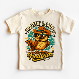 Hootin Leads To Hollerin' Funny Owl Country Western Shirt - Western Tee - MU99