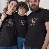Là Je Suis Au Max Matching Organic Cotton T-Shirts Family Set (Set of 3)