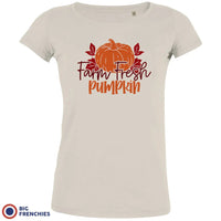 Farm Fresh Pumpkin Women's Organic Cotton Tee