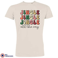 Jingle All The Way Christmas Men's Organic Cotton Tee