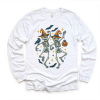 Dancing Skeletons Shirt - Halloween Tee MZ16