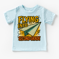 Flying Into Second Grade Back To School Shirt | First Day Of School Tee
