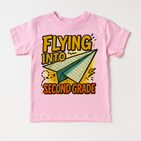 Flying Into Second Grade Back To School Shirt | First Day Of School Tee