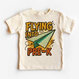 Flying Into Pre-K Back To School Shirt | First Day Of School Tee