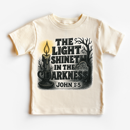 The Light Shineth In The Darkness Shirt - Christian Tee MZ26