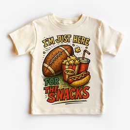 I'm Just Here For The Snacks Football Shirt - Football Tee - MZ48