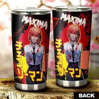 Makima Tumbler Cup Custom Chainsaw Man Anime Car Accessories