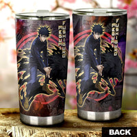 Megumi Fushiguro Tumbler Cup Custom Galaxy Manga Style
