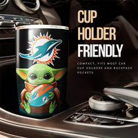Miami Dolphins Tumbler Cup Custom Car Accessories For Fan