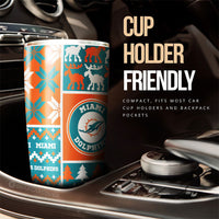 Miami Dolphins Tumbler Cup Custom Ugly Style Car Accessories