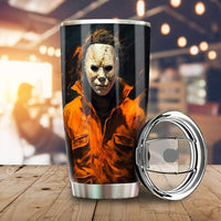 Michael Myers Tumbler Cup Custom Horror Car Accessories