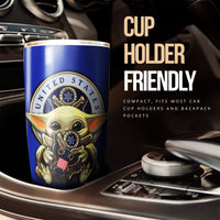 Military US Air Force Personalized Tumbler Stainless Steel Vacuum Insulated 20oz