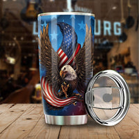 Military US Space Force Personalized Tumbler Stainless Steel
