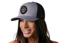 Minneapolis- St. Paul Trucker Hat  |  Gray-Black MSP X Snapback