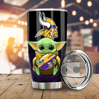Minnesota Vikings Tumbler Cup Custom Car Accessories For Fan