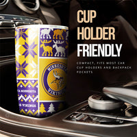 Minnesota Vikings Tumbler Cup Custom Ugly Style Car Accessories