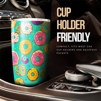 Mixed Donuts Tumbler Cup Custom Girly Pattern Car Accessories