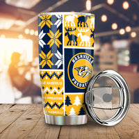 Nashville Predators Tumbler Cup Custom Ugly Style Car Accessories