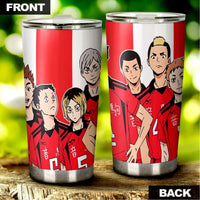 Nekoma Tumbler Cup Custom Anime Haikyuu Car Accessories