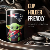 New England Patriots Tumbler Cup Custom Car Accessories For Fan