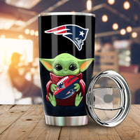 New England Patriots Tumbler Cup Custom Car Accessories For Fan