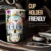 New England Patriots Tumbler Cup Custom Sugar Skull Car Accessories