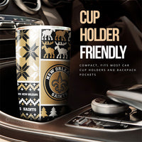 New Orleans Saints Tumbler Cup Custom Ugly Style Car Accessories