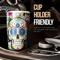 New York City FC Tumbler Cup Custom Sugar Skull Car Accessories