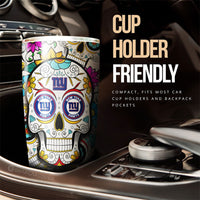 New York Giants Tumbler Cup Custom Sugar Skull Car Accessories