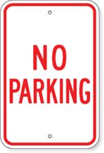No Parking Sign