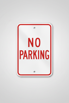 No Parking Sign