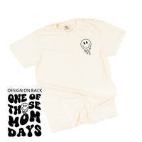 Melting Motherhood - One Of Those Mom Days - (w/ Melty Smiley) - Comfort Colors Tee