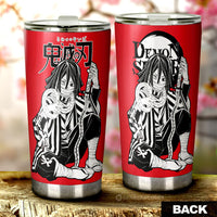 Obanai Iguro Tumbler Cup Custom Car Accessories Manga Style For Fans