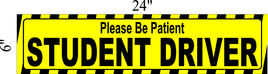 Student Driver  MAGNETIC SIGN 24X6"