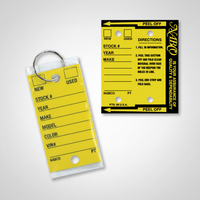 Protek Self Protective Vehicle Key Tags