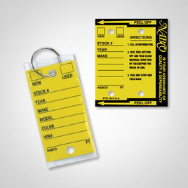 Protek Self Protective Vehicle Key Tags