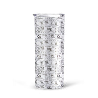 Periodic Table Of The Elements Chemistry Tall Glitter Tumbler