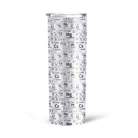 Periodic Table Of The Elements Chemistry Tall Glitter Tumbler