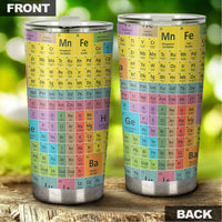 Periodic Table Tumbler Stainless Steel Vacuum Insulated 20oz