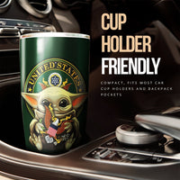 Personalized Military US Army Tumbler Cup Custom Name Car Accessories