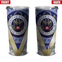 Personalized US Air Force Custom Tumbler Stainless Steel